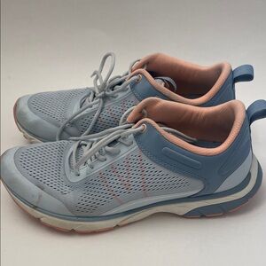 SALE! Vionic Lace-up Active Sneaker Blue Sporty Casual Womens Size 9.5